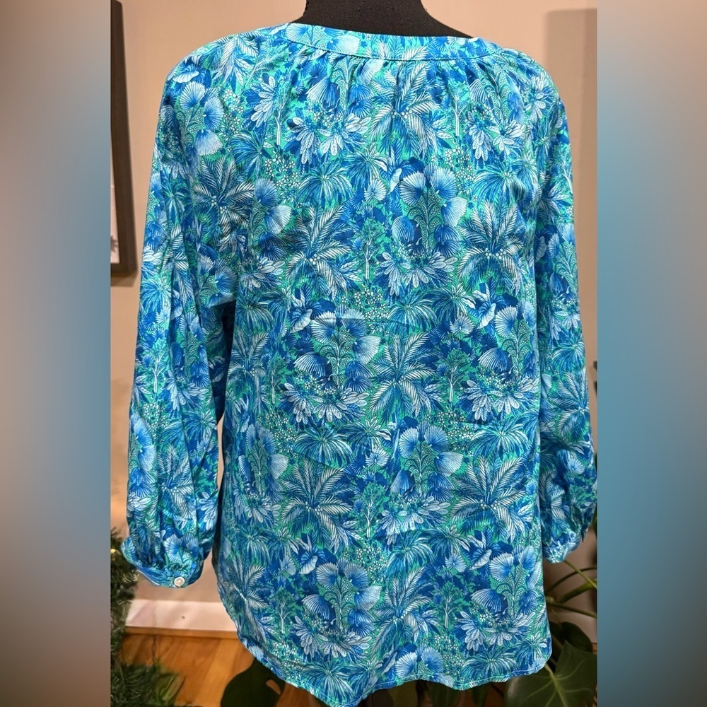 Tommy Bahama Floral Button Down Blouse - Picture 8 of 11